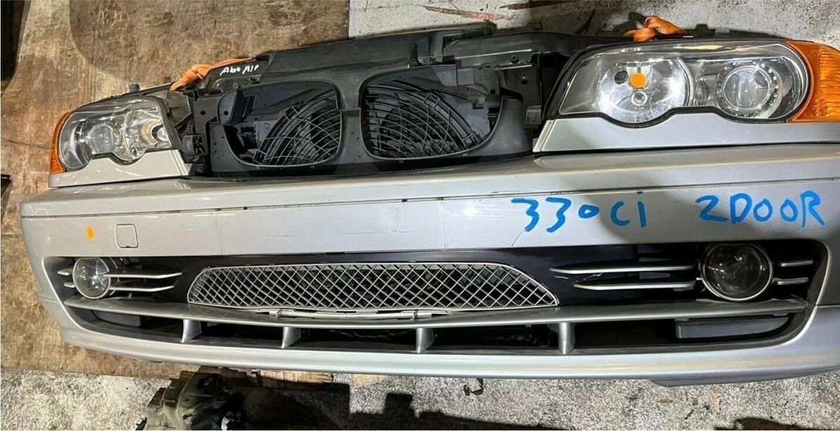 BMW E46 Coupe Cabrio VFL Stoßstange Kühler Scheinwerfer