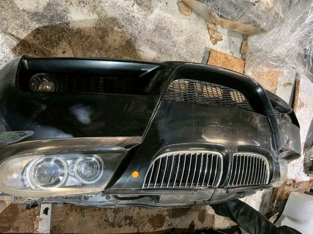 BMW E90 E91 M-Front Stoßstange Kühler Scheinwerfer