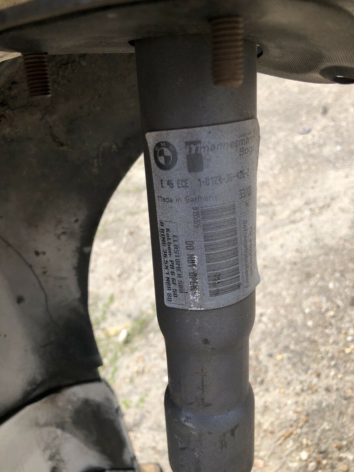 BMW E46 3er Limo Stossstange hinten Heck Schürze