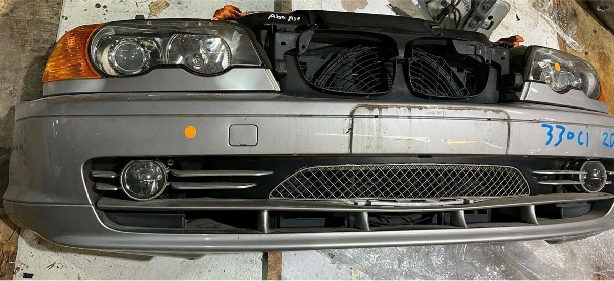 BMW E46 Coupe Cabrio VFL Stoßstange Kühler Scheinwerfer