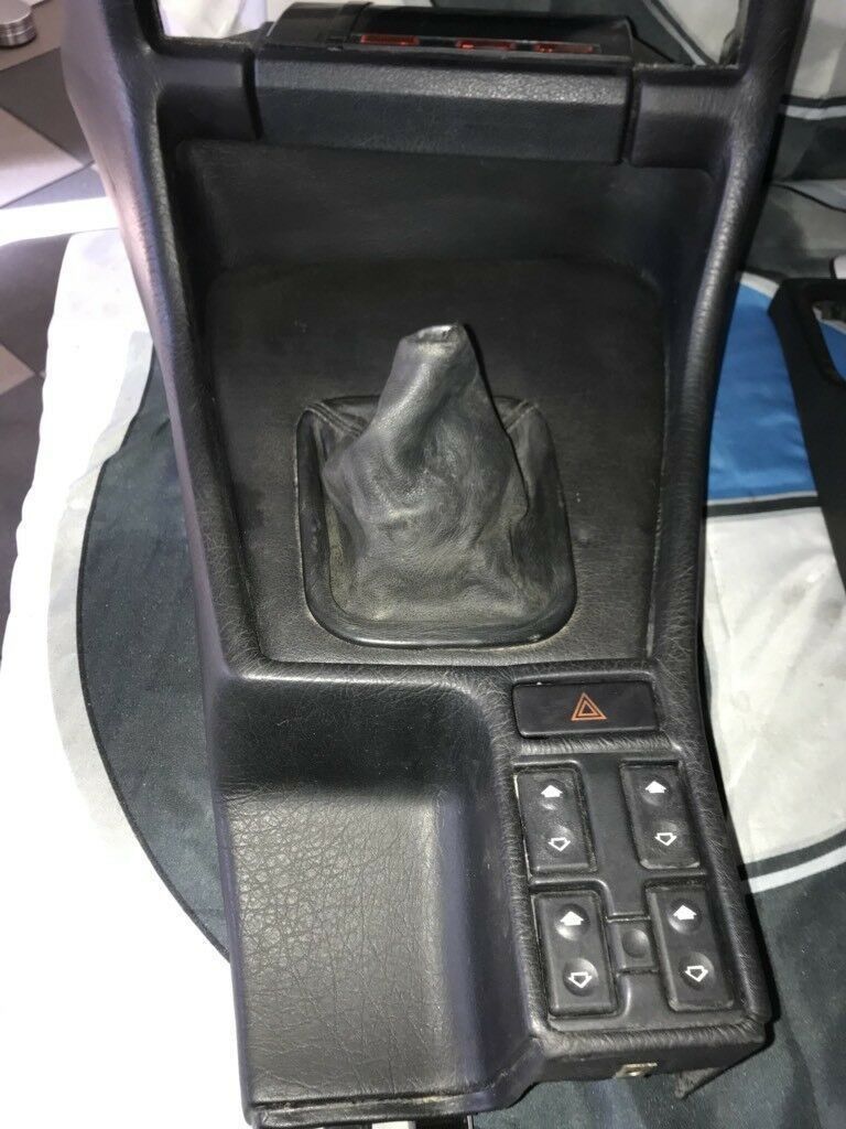 BMW Original E32 Kompletten Mittel Konsole Echte Leder