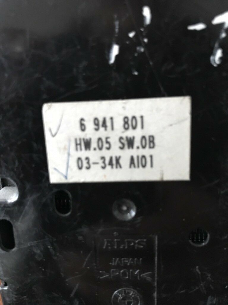BMW E63 E64 iDrive Drehknopf Navi Radio Controller Schalter