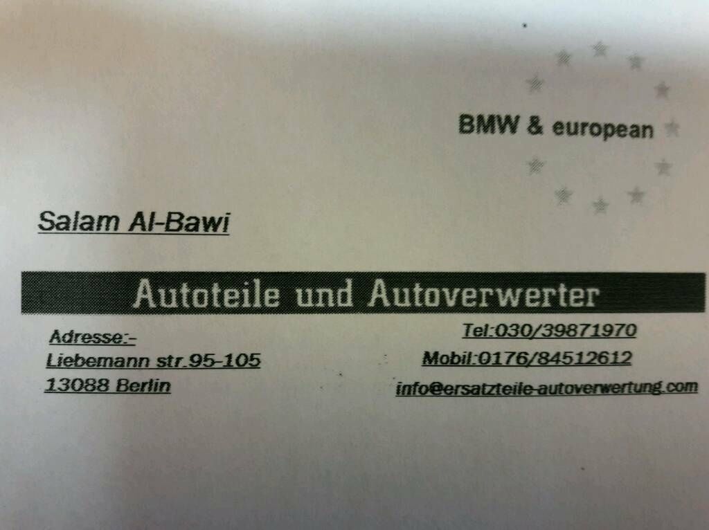 BMW E38 Elektrischer Außenspiegel Links