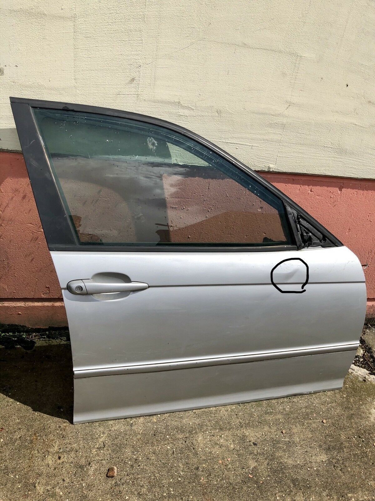 BMW E46 325I Touring Tür vorne rechts Titansilber komplettmit kl