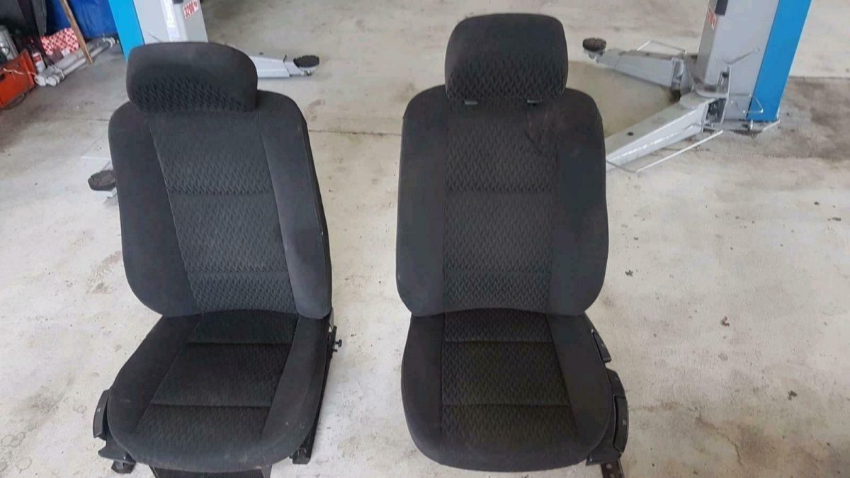 BMW Original E46 Manuell Schwarz Stoff Sitze Vorne für Limo &Tour