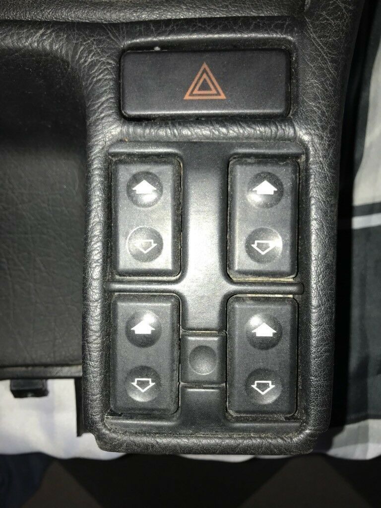 BMW Original E32 Kompletten Mittel Konsole Echte Leder