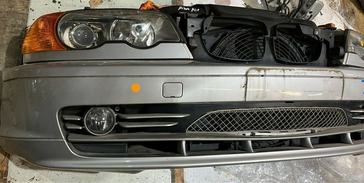 BMW E46 Coupe Cabrio VFL Stoßstange Kühler Scheinwerfer