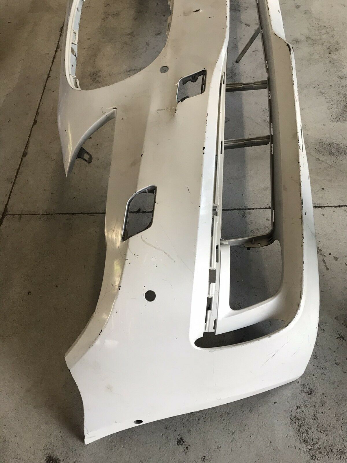 BMW Original 7er F01 Stoßfänger Verkleidung Weiß