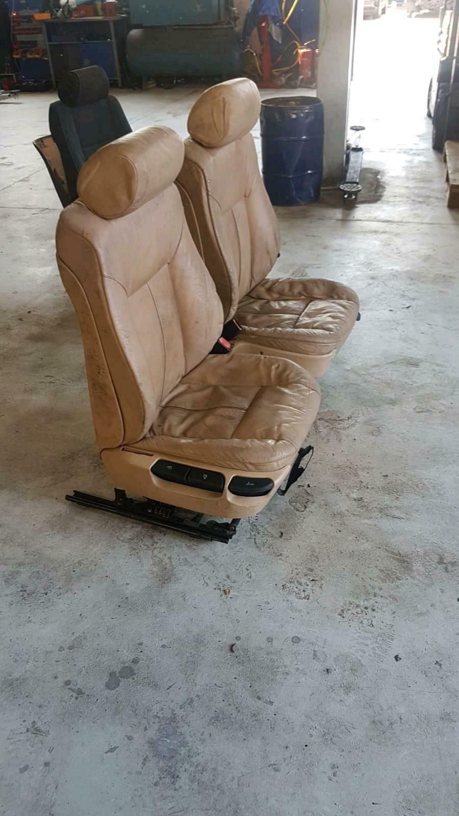 BMW Original E39 Manuell Brauen Leder Sitze Vorne Komplett,Gebrau