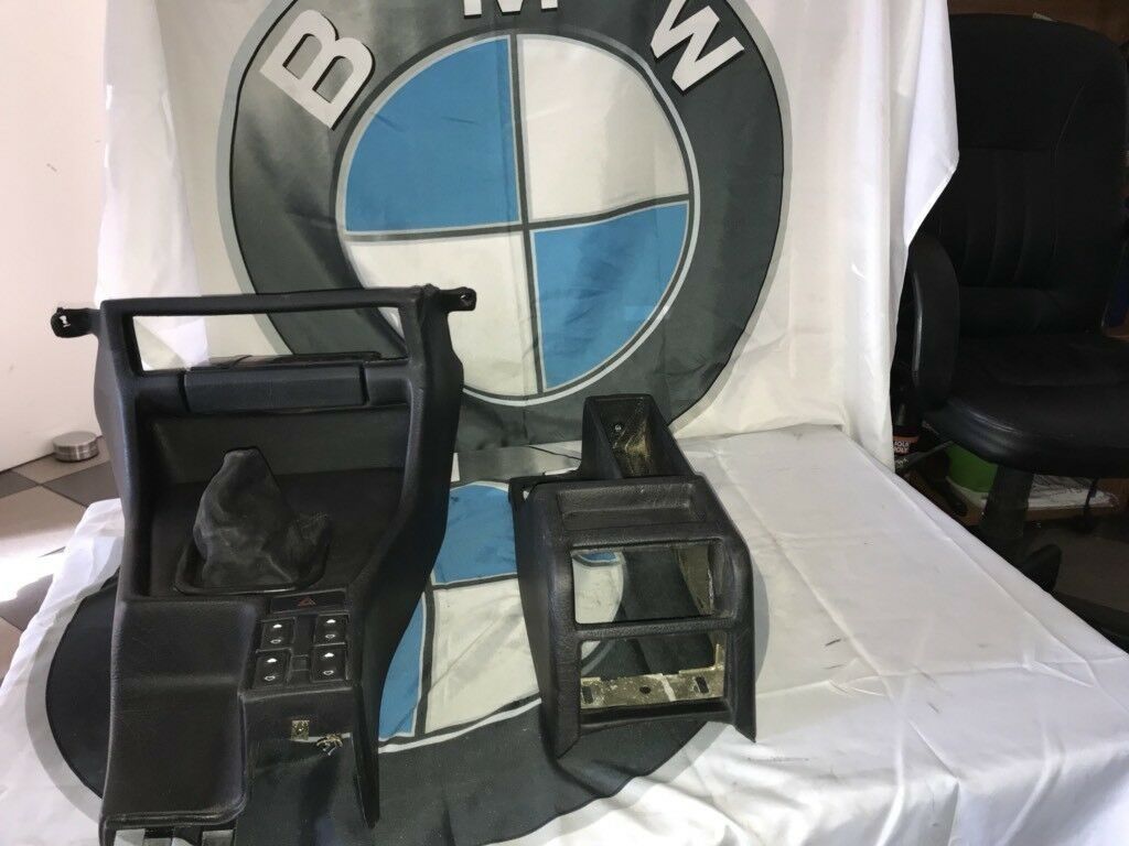 BMW Original E32 Kompletten Mittel Konsole Echte Leder
