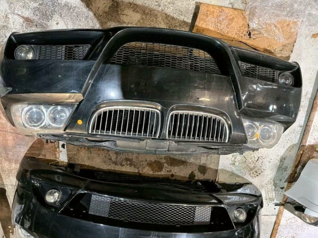 BMW E90 E91 M-Front Stoßstange Kühler Scheinwerfer