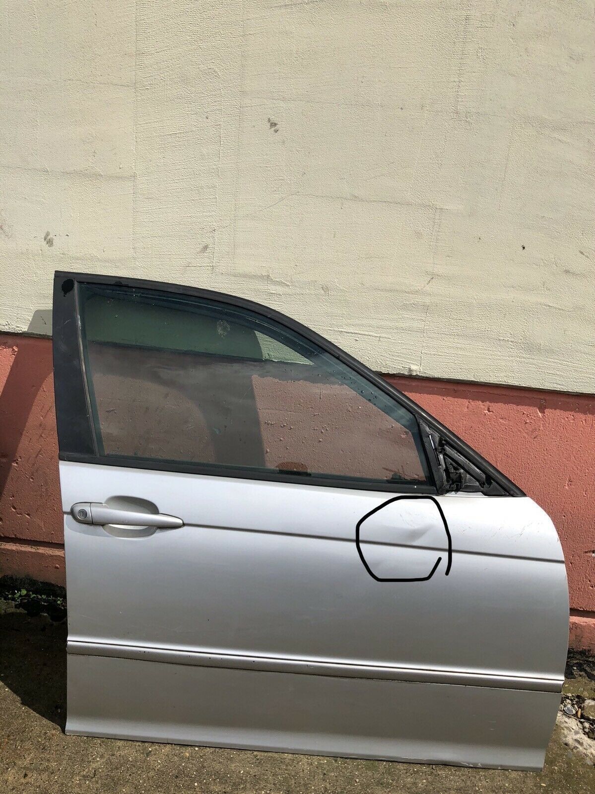 BMW E46 325I Touring Tür vorne rechts Titansilber komplettmit kl