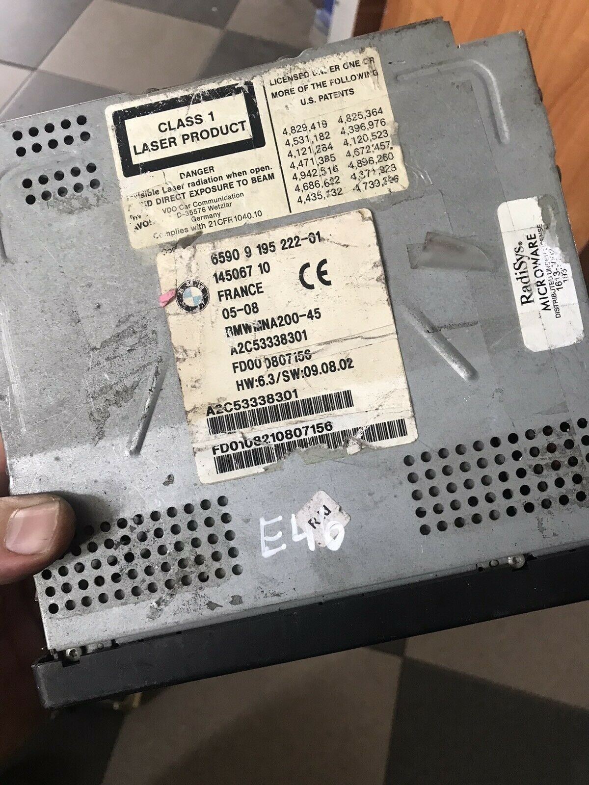 BMW Original E65 MOST-Bus Rechner OE 14506710