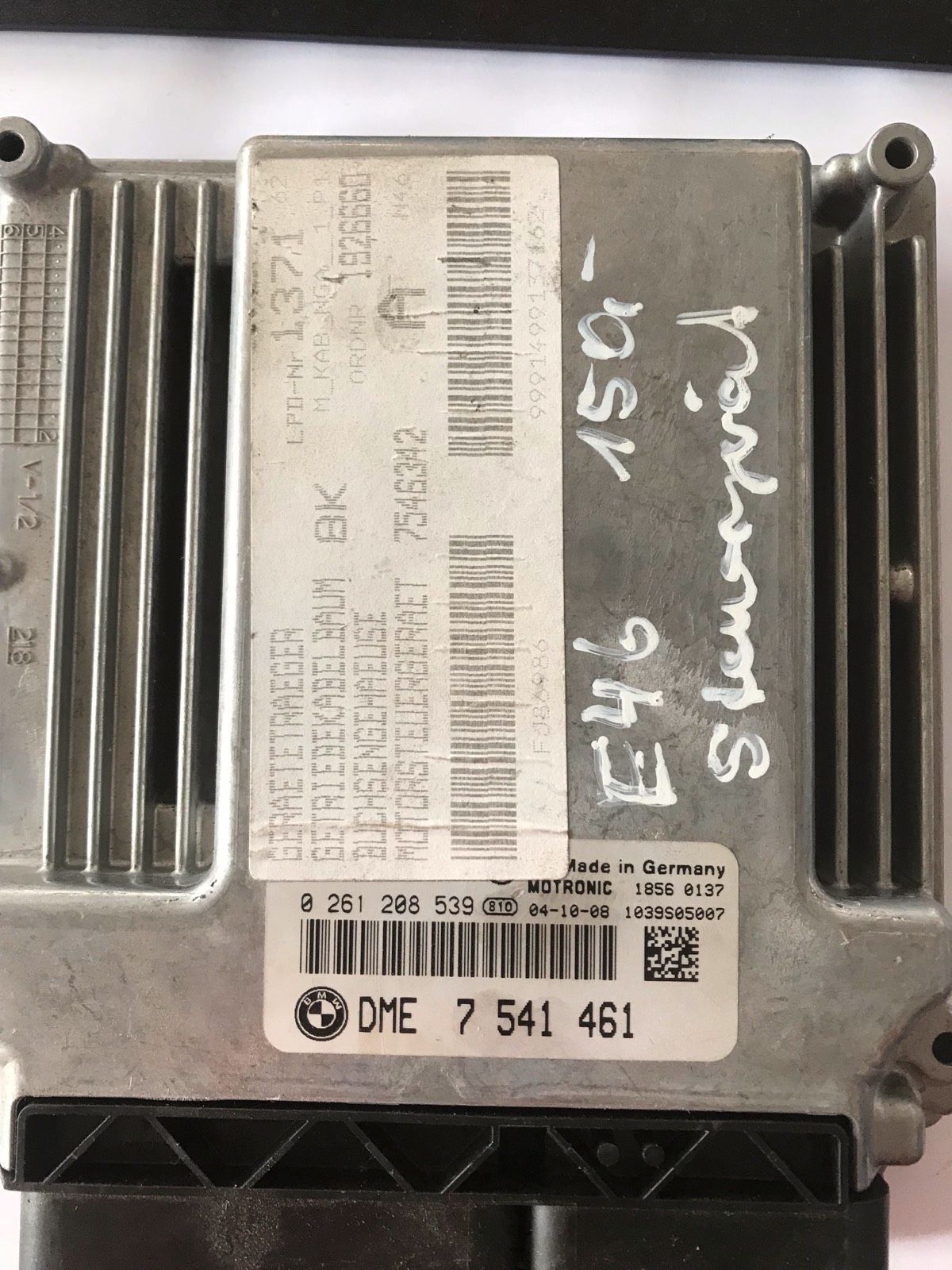 BMW 3er E46 316i 85kw Motorsteuergerät ECU 7541461 7508180