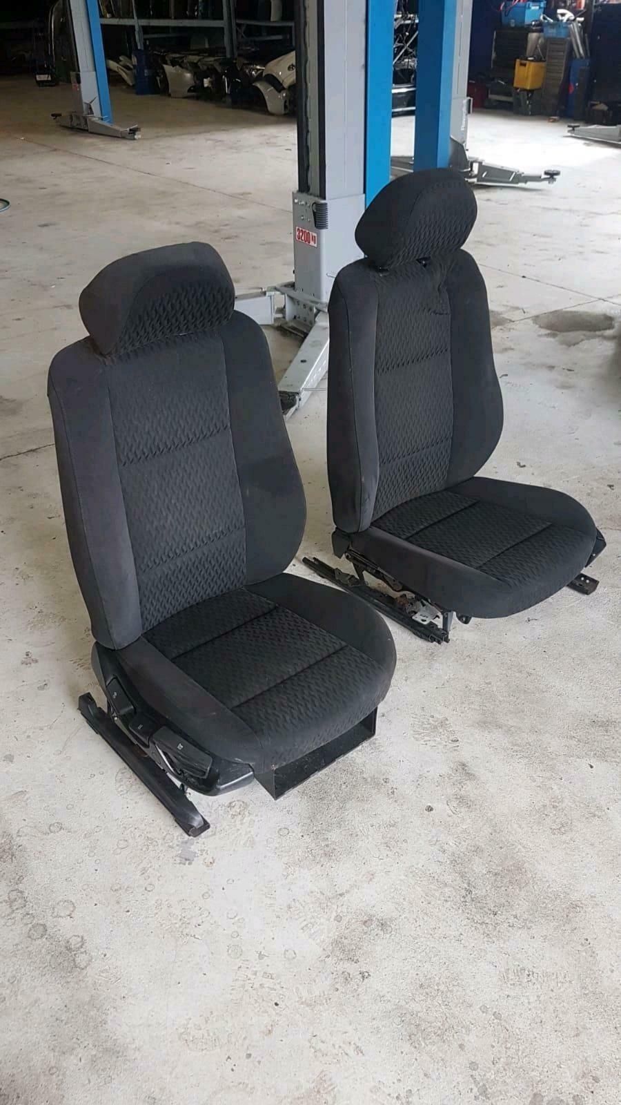 BMW Original E46 Manuell Schwarz Stoff Sitze Vorne für Limo &Tour