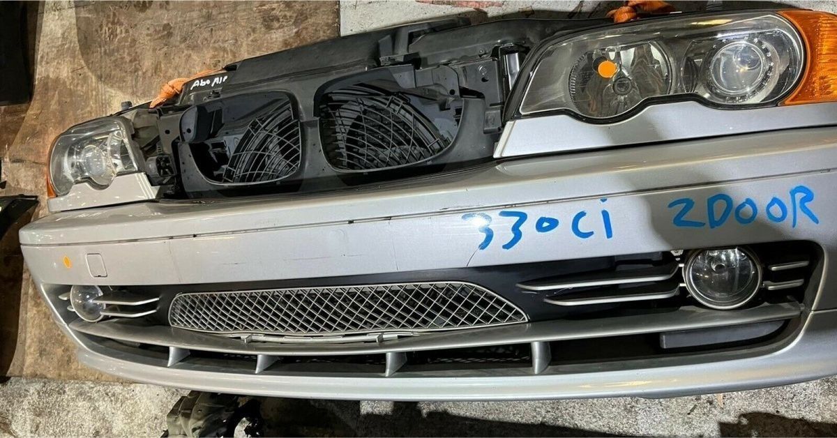 BMW E46 Coupe Cabrio VFL Stoßstange Kühler Scheinwerfer