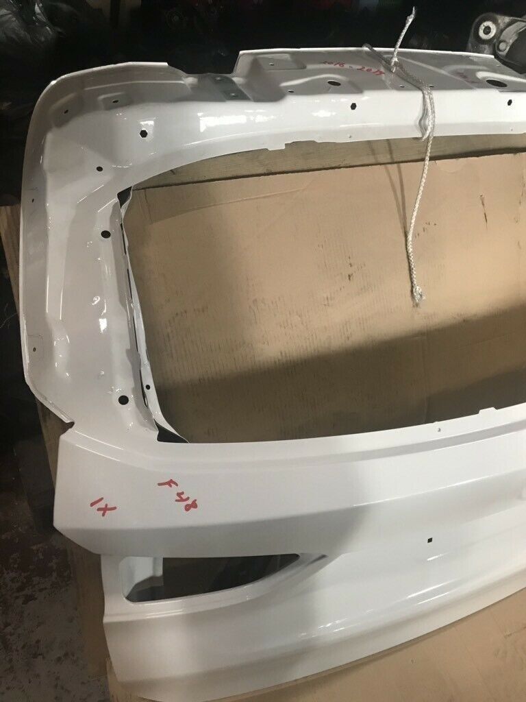 BMW original X1, F48 rear hatch new in Alpina white color