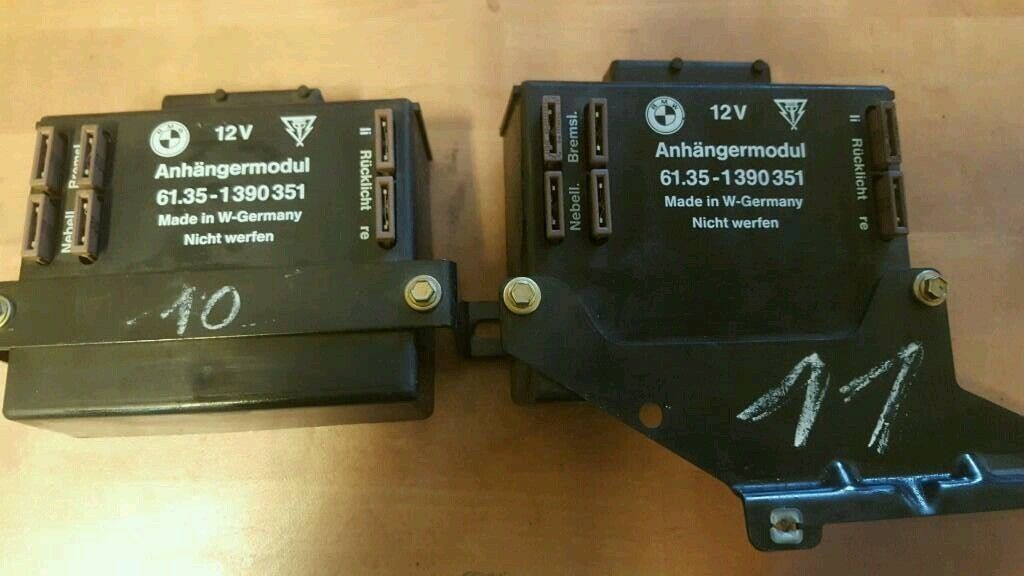 BMW Original E34 5er E32 7er Anhängermodul TeileNr.61351390351