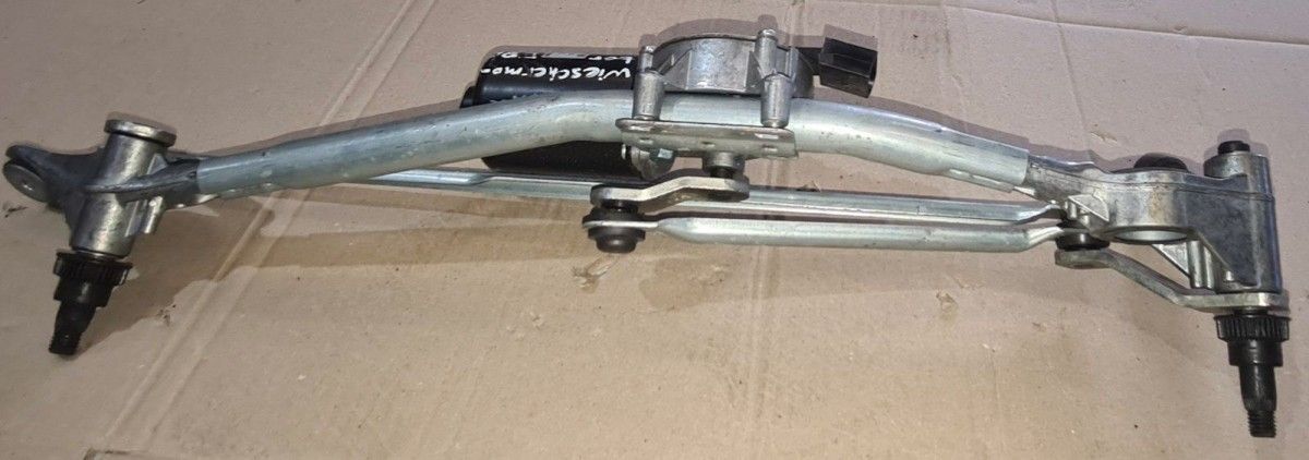 BMW original E90 windshield wiper motor with linkage at the front