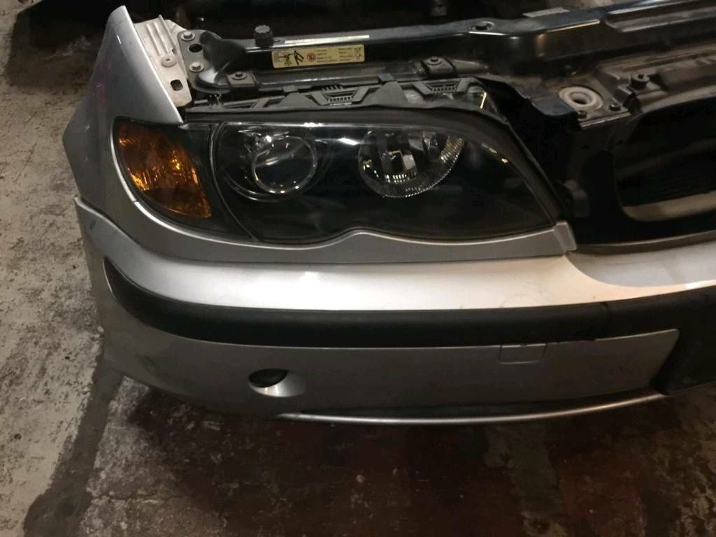 a BMW original E46 sedan headlight bumper cooler