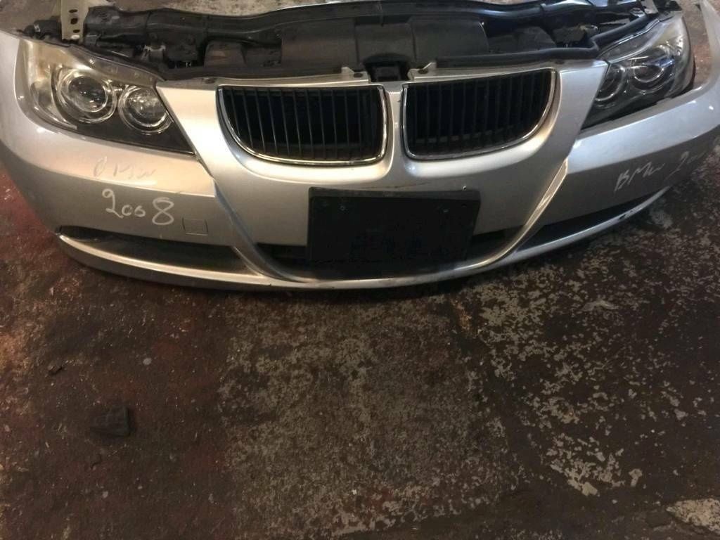 BMW original E90 radiator front with xenon headlight bumper