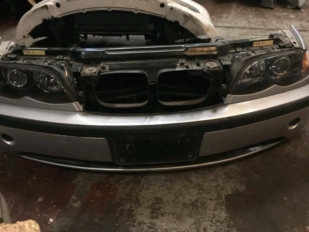 a BMW original E46 sedan headlight bumper cooler