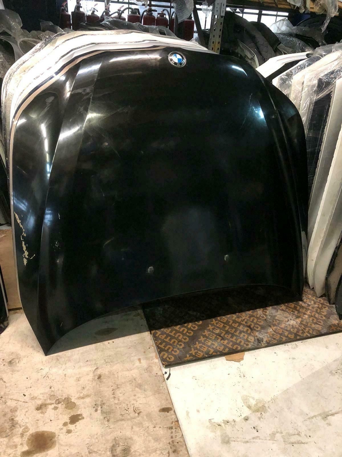 BMW Original E60 E61 Aluminium Motorhaube komplett in Schwarz