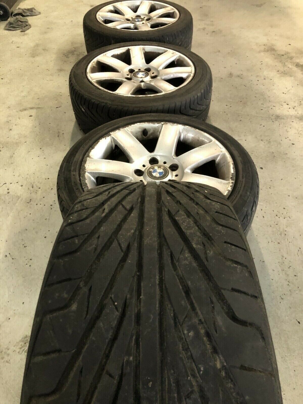 BMW summer tires and aluminum rims 225/45ZR17 94W