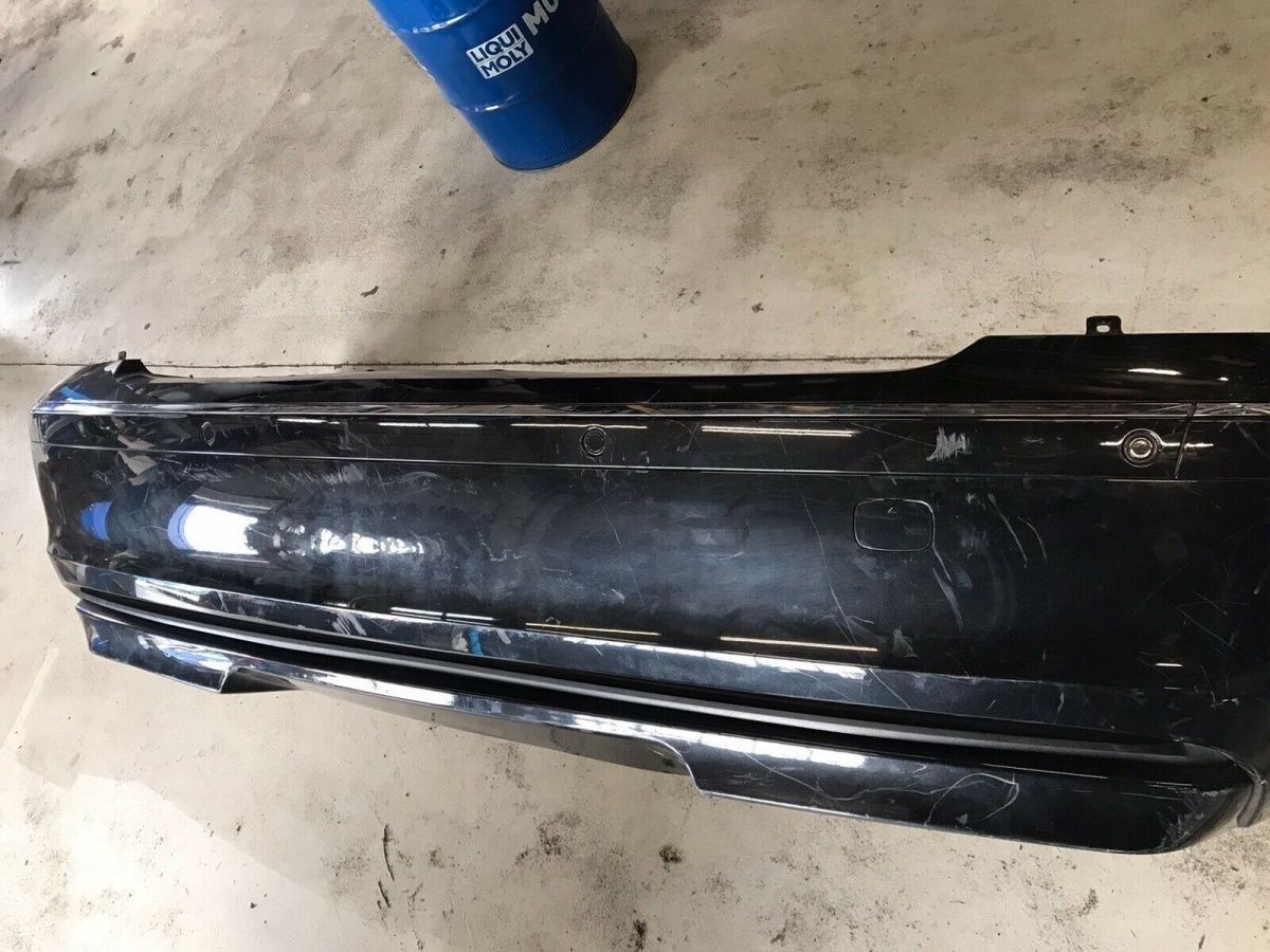 BMW Original 7er E65 E66 Stoßfänger/ Verkleidung HINTEN Schwarz