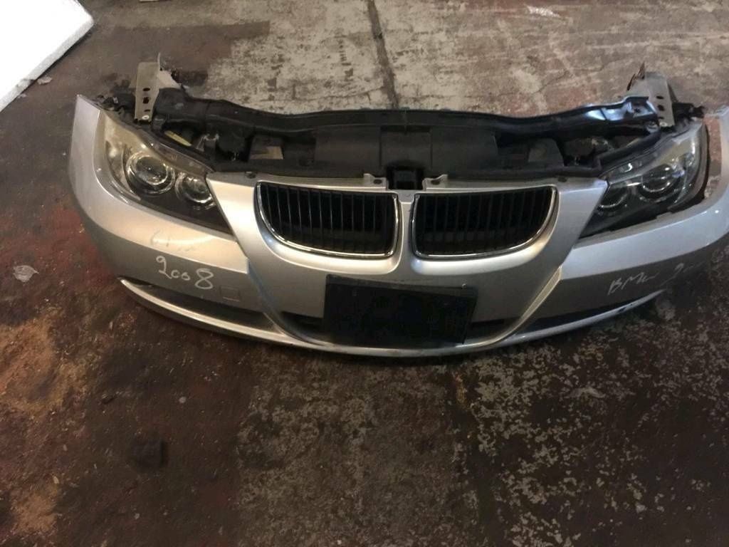 BMW original E90 radiator front with xenon headlight bumper