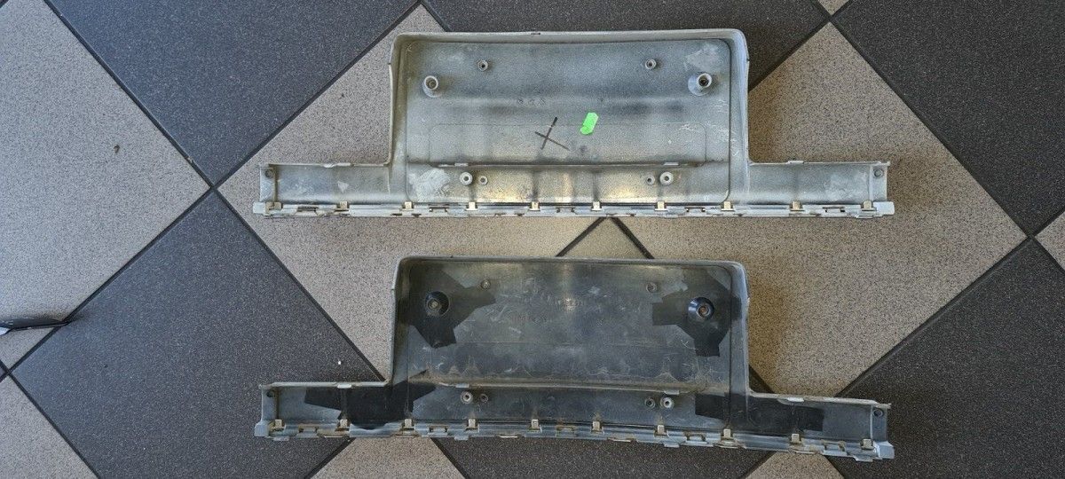 BMW original E65 E66 license plate holder bumper