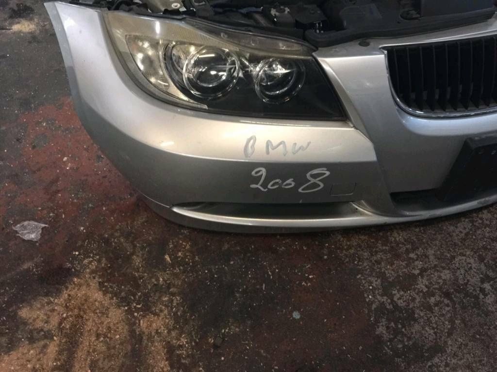 BMW original E90 radiator front with xenon headlight bumper