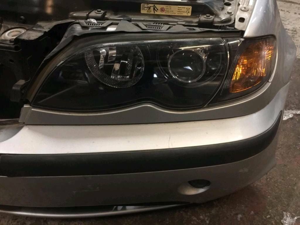 a BMW original E46 sedan headlight bumper cooler