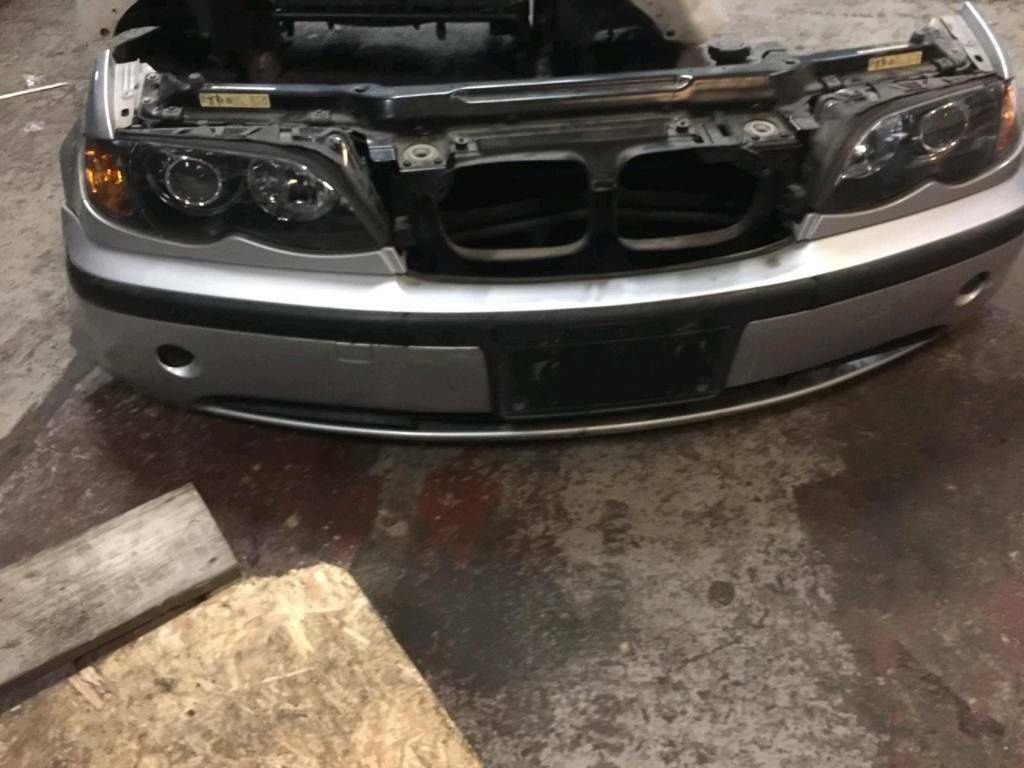 a BMW original E46 sedan headlight bumper cooler