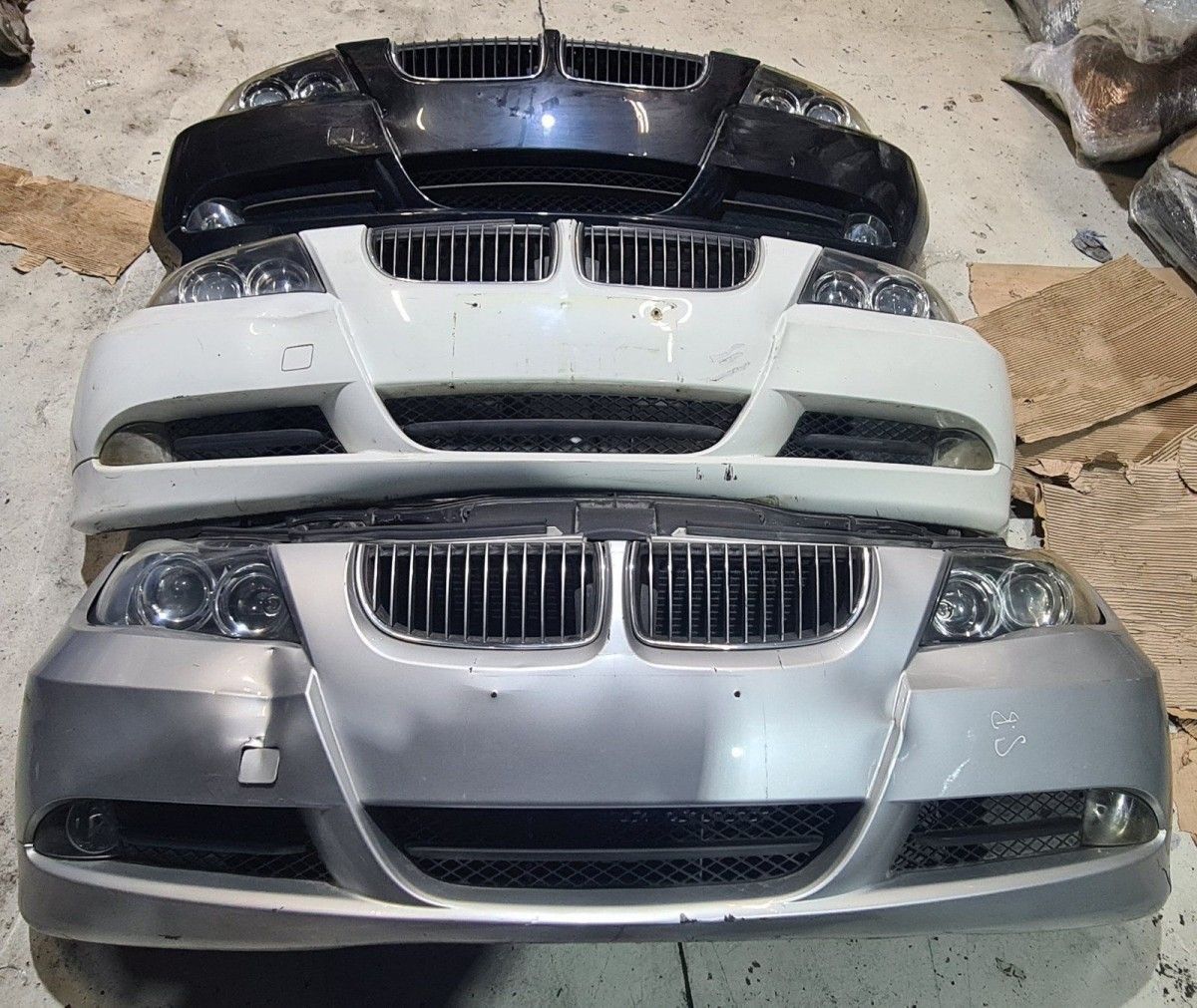 BMW Original E90 E91 Xenon Front Stoßstange Scheinwerfer Kühler