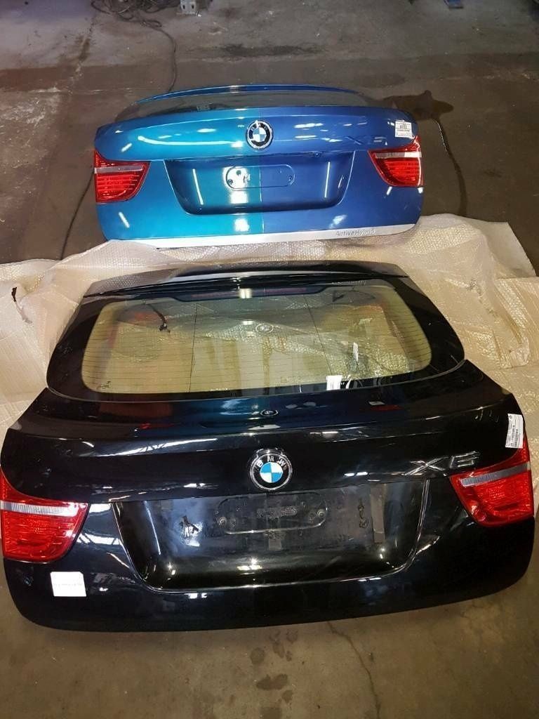 BMW E71 X6 tailgate with window and taillight and trim