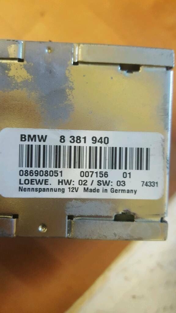 BMW Original E38 E39 E46 Videomodul HIGH TV Modul TeileNr.8381940