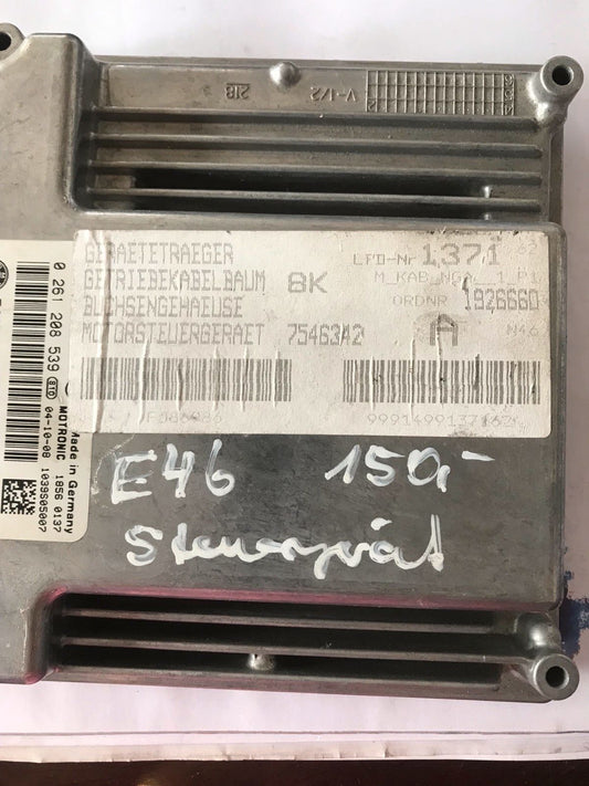 BMW 3er E46 316i 85kw Motorsteuergerät ECU 7541461 7508180