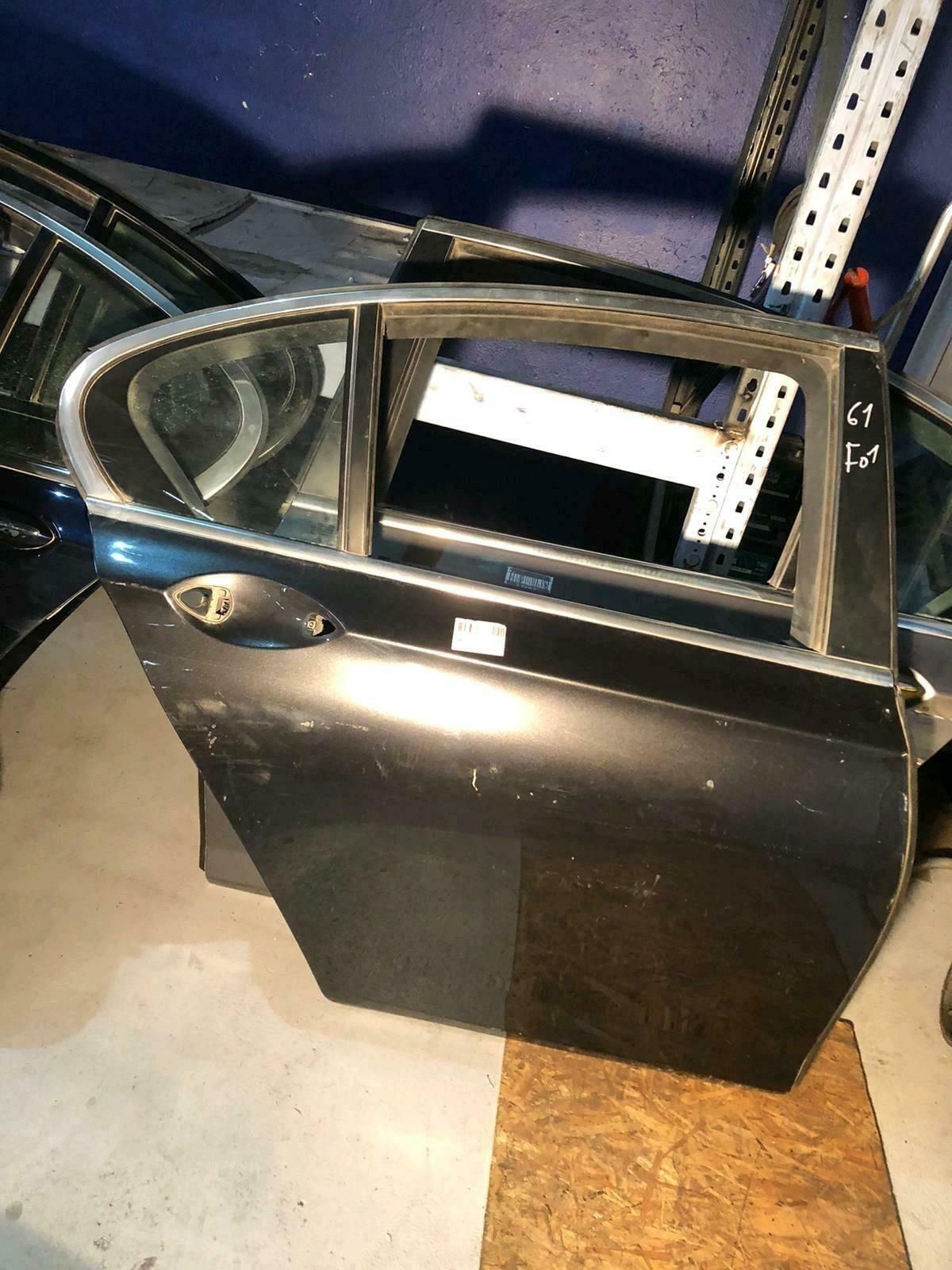 BMW original F01 rear right door in black