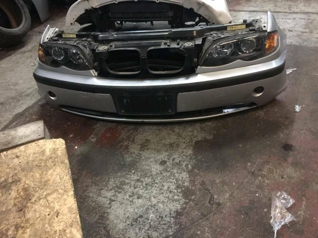 a BMW original E46 sedan headlight bumper cooler