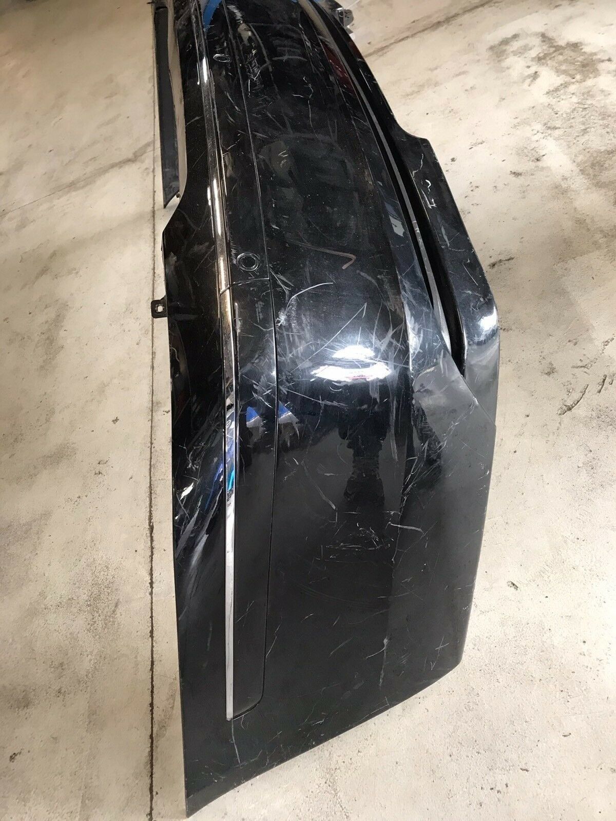 BMW Original 7er E65 E66 Stoßfänger/ Verkleidung HINTEN Schwarz