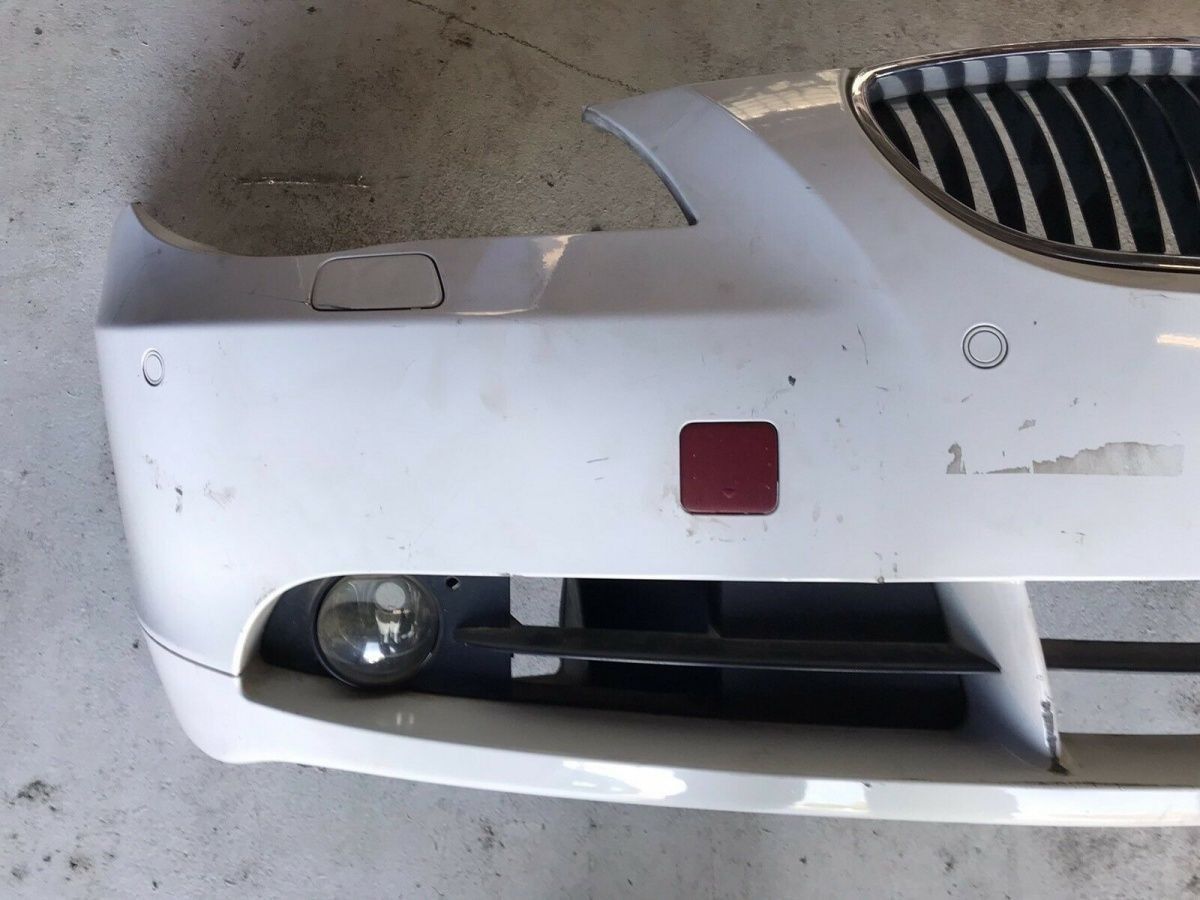 BMW original 5 series E60 E61 bumper trim white