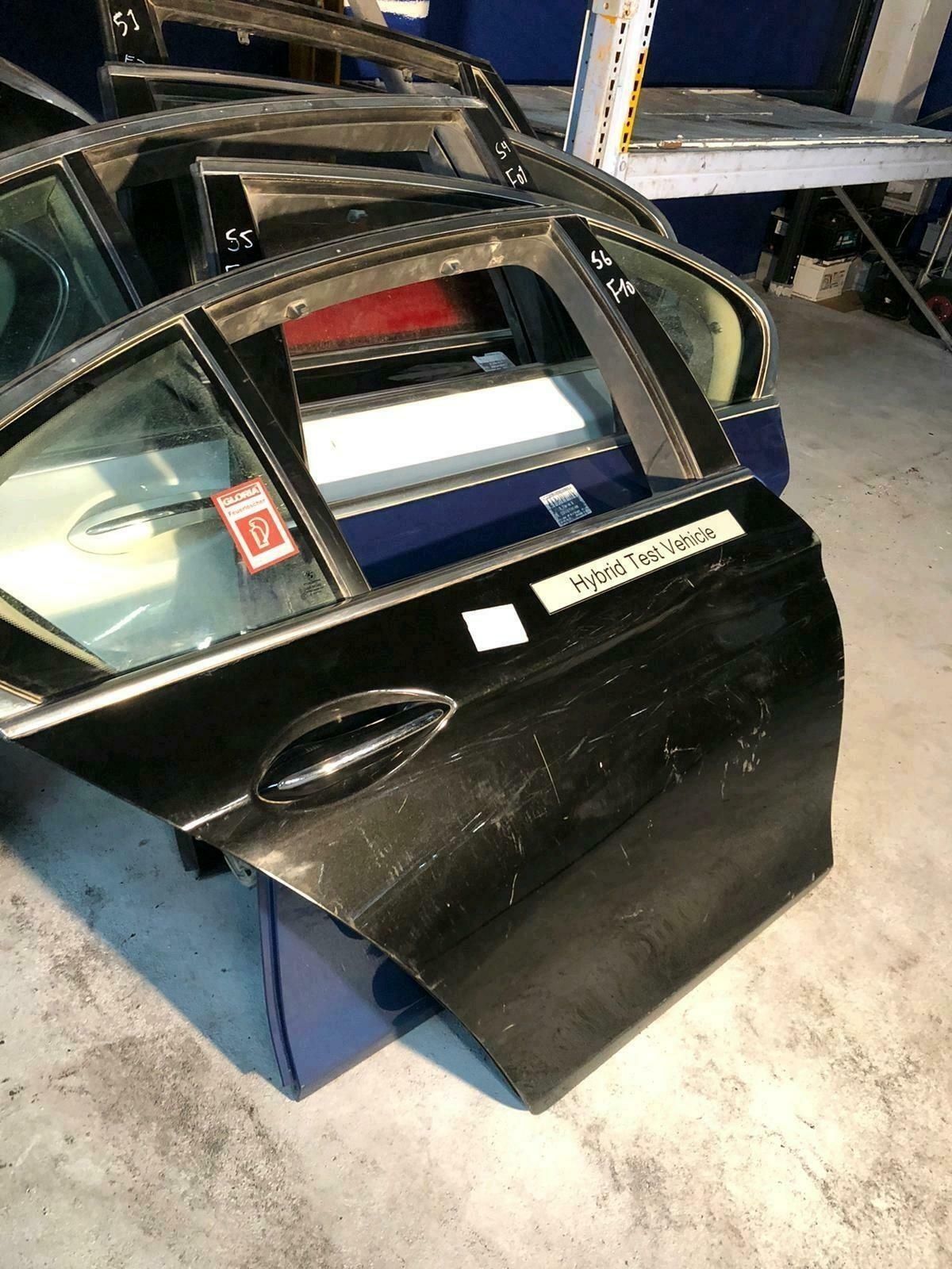 BMW original F10 door rear right in black,