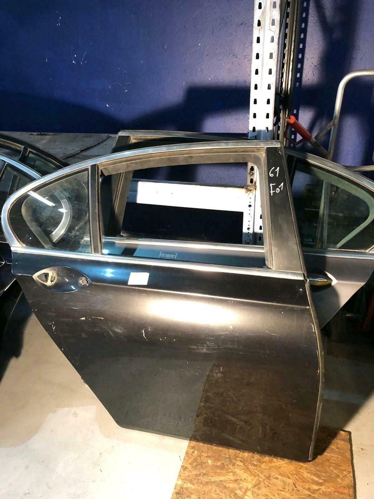 BMW original F01 rear right door in black