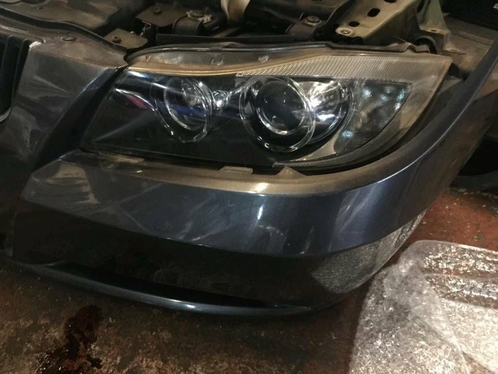 BMW Original E90 Xenon Front Headlight Bumper Radiator