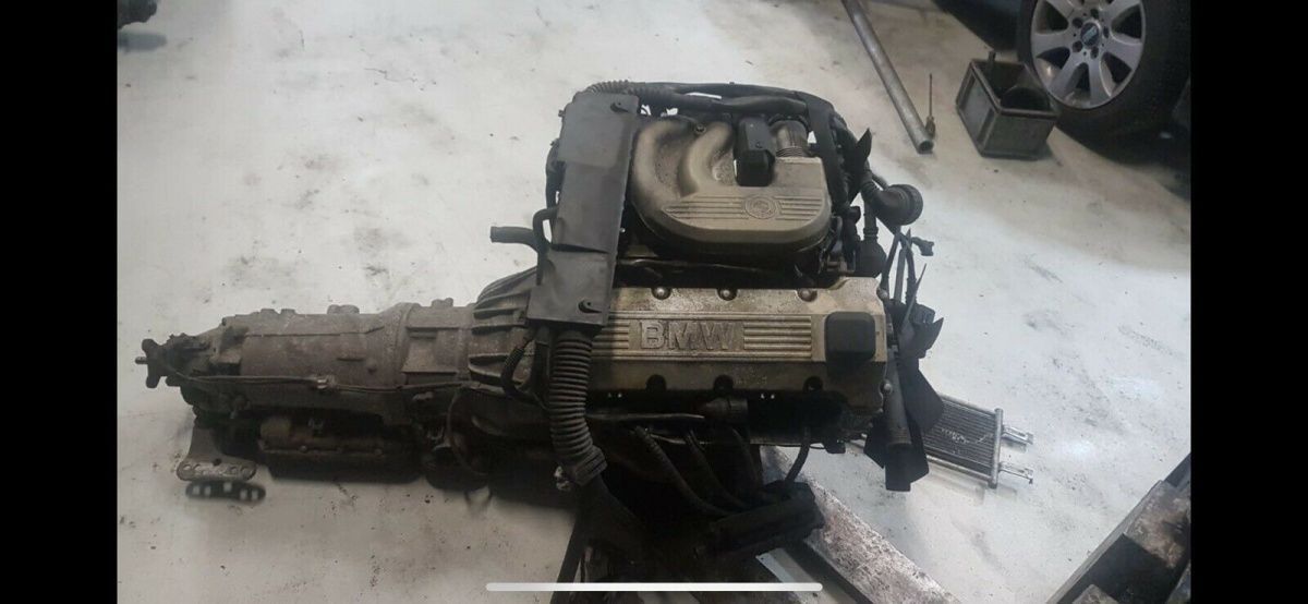 BMW E36 E30 E34 Z3 Komplett Motor und Automatikgetriebe M43 B18.