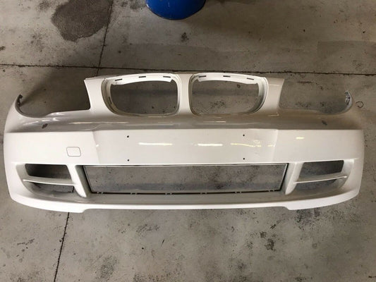 BMW original E87 facelift bumper trim white